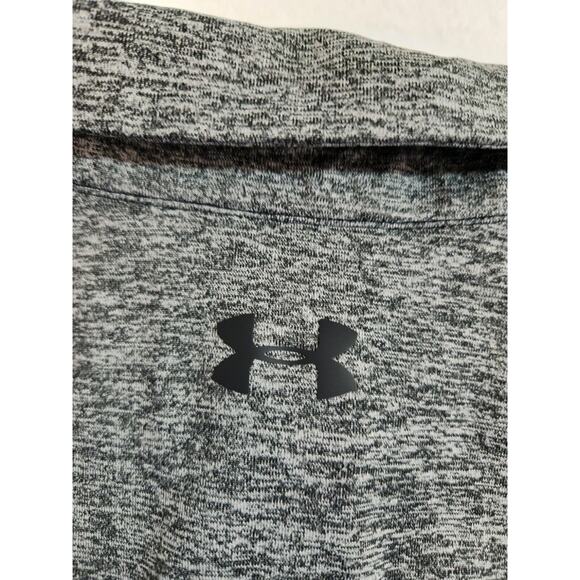 Under Armour Polo Shirt Mens Small Gray Short Sleeve Golf Athleisure Classic - Picture 5 of 10